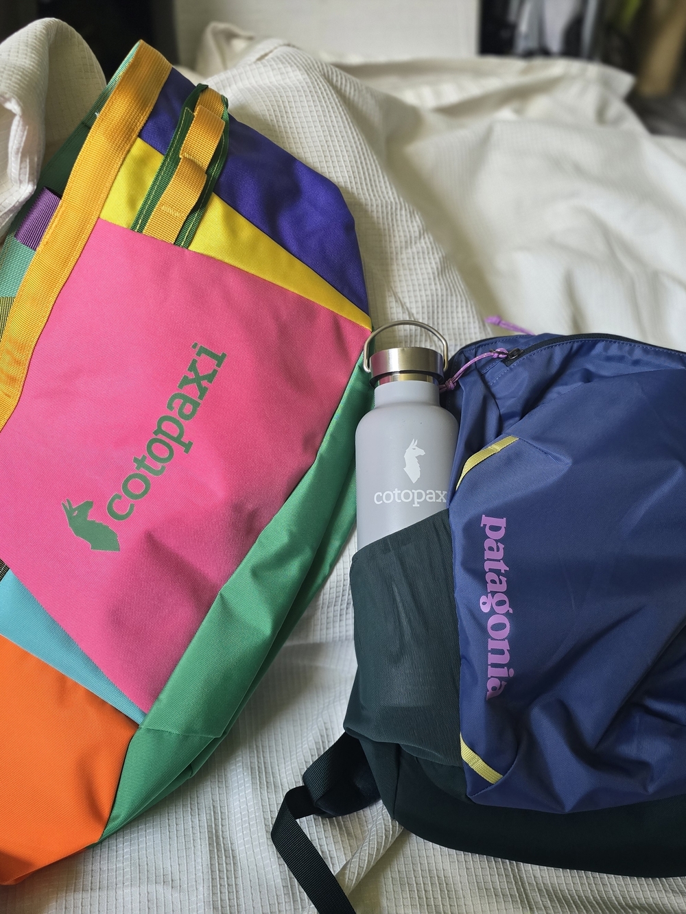 NWT Cotopaxi Del Dia Gear Hauler, Nwt Patagonia Atom 24 Daypack, Cotopaxi WATER